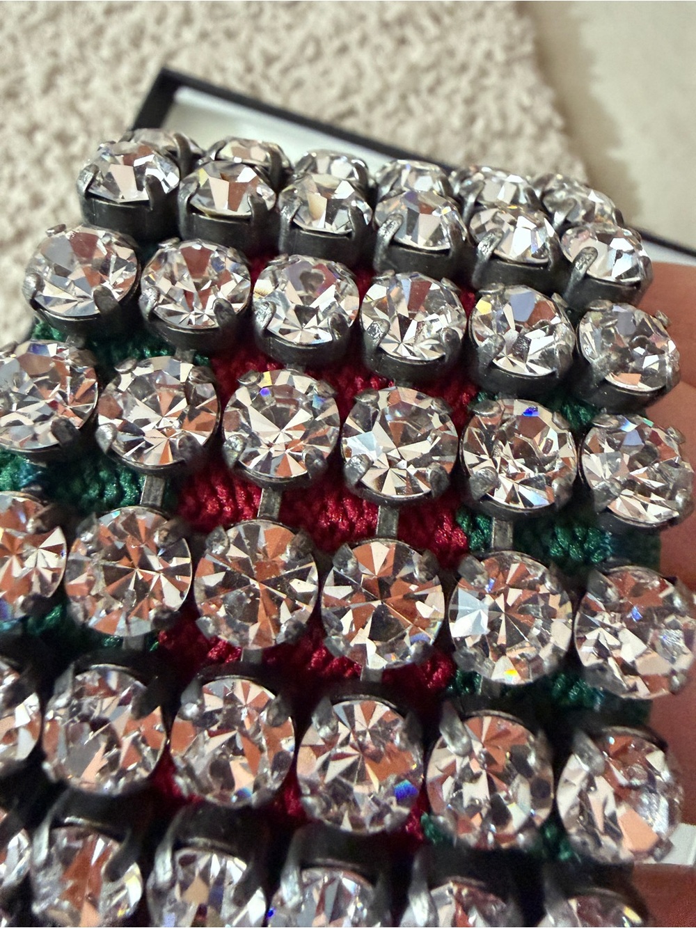 Gucci Crystal-Embellished Wide HEADBAND - Picture 9 of 9
